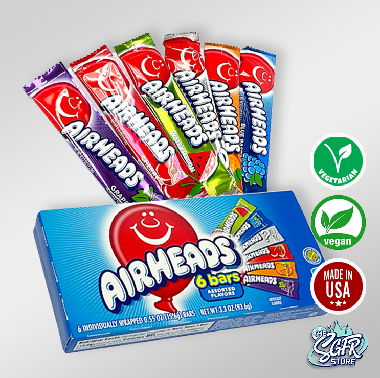 Airheads Candy Bar (Box of 6 Bars)