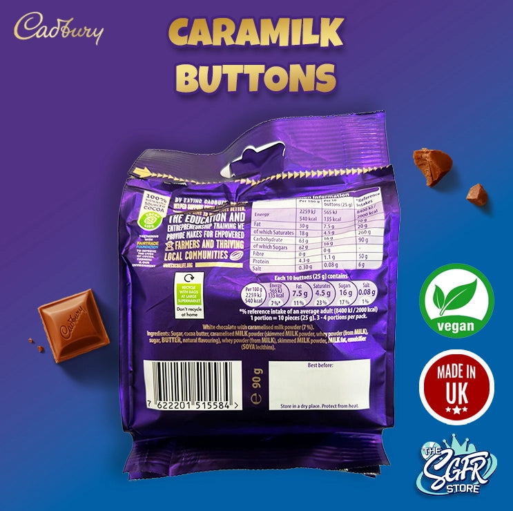 Cadbury Caramilk Buttons (UK)