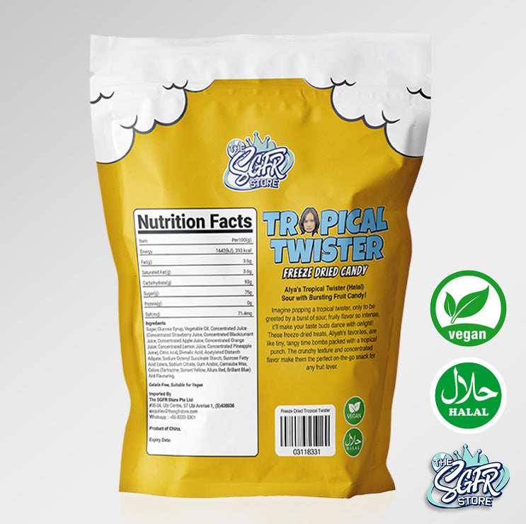 Freeze Dried Tropical Twister by Aliyah (Sour)