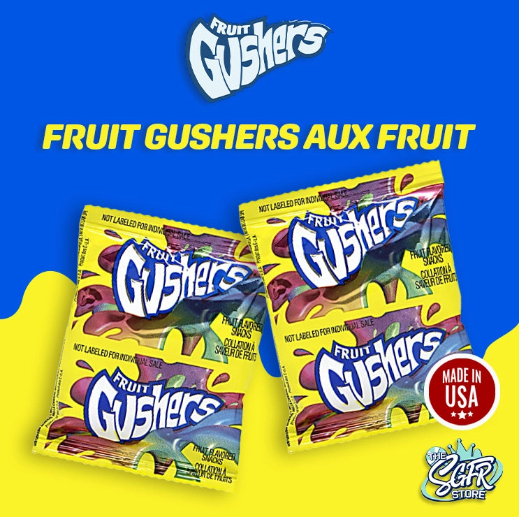 Fruit Gushers Aux Fruits & Fruit RollUps (23g) The SGFR Store