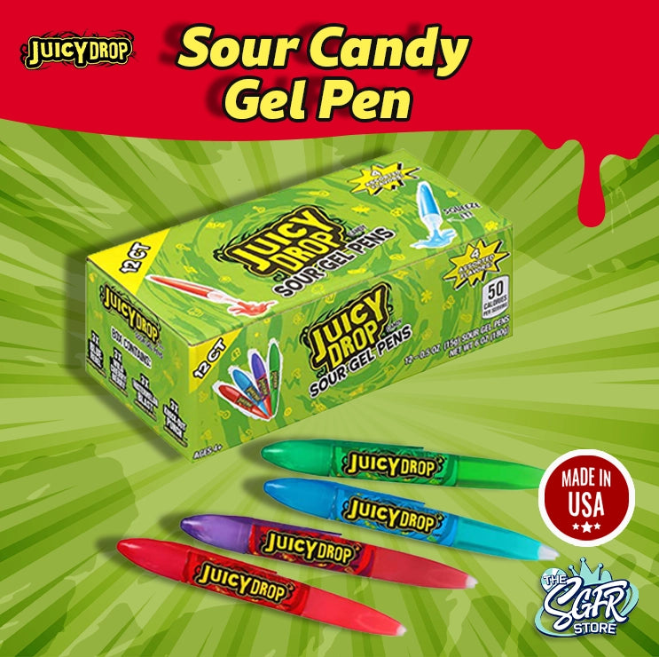 Juicy Drop Sour Candy Gel Pen (Edible)