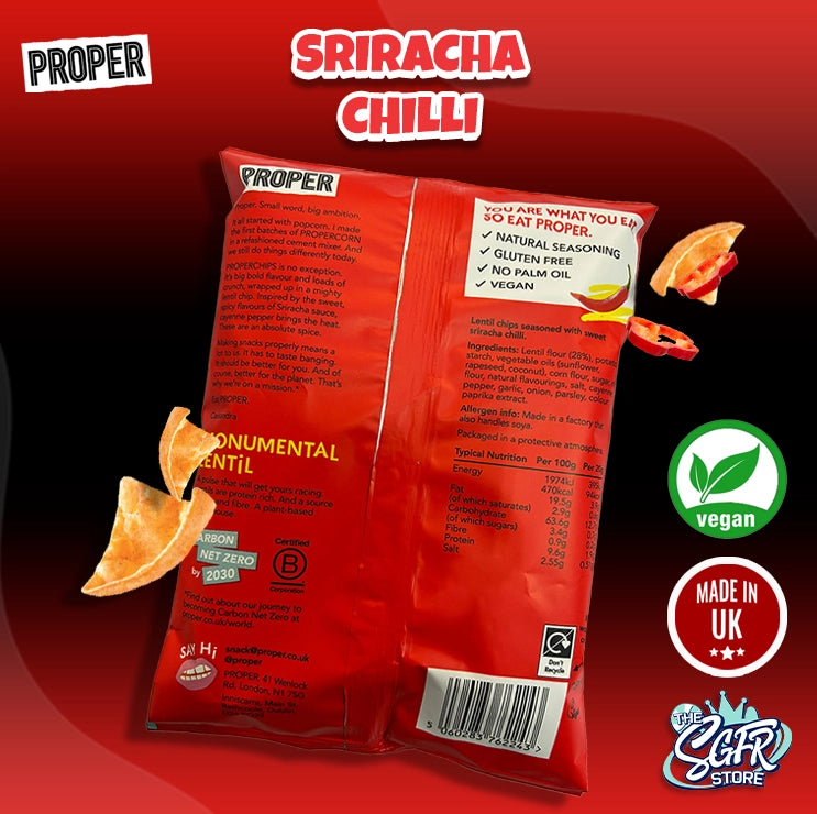 Properchips Sriracha Chilli (Vegan)