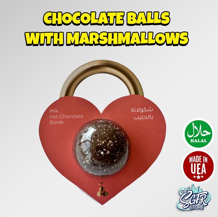 Marshmallows Chocolate Bomb Balls (Halal)