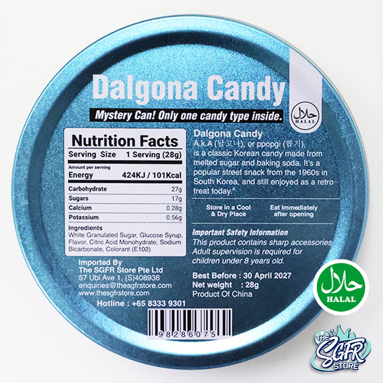 Dalgona Candy Mystery Can (28g), Halal
