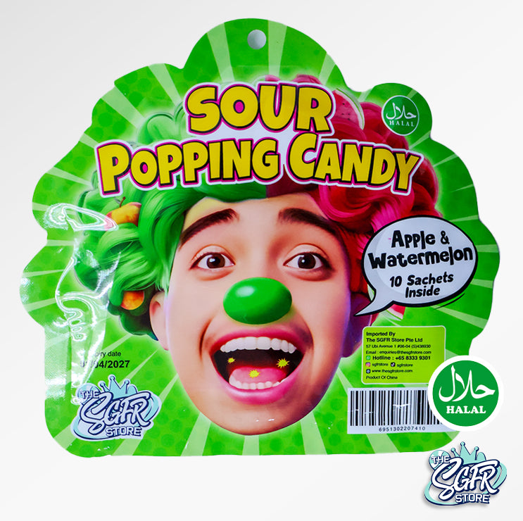 Sour Popping Candy (Apple & Watermelon)