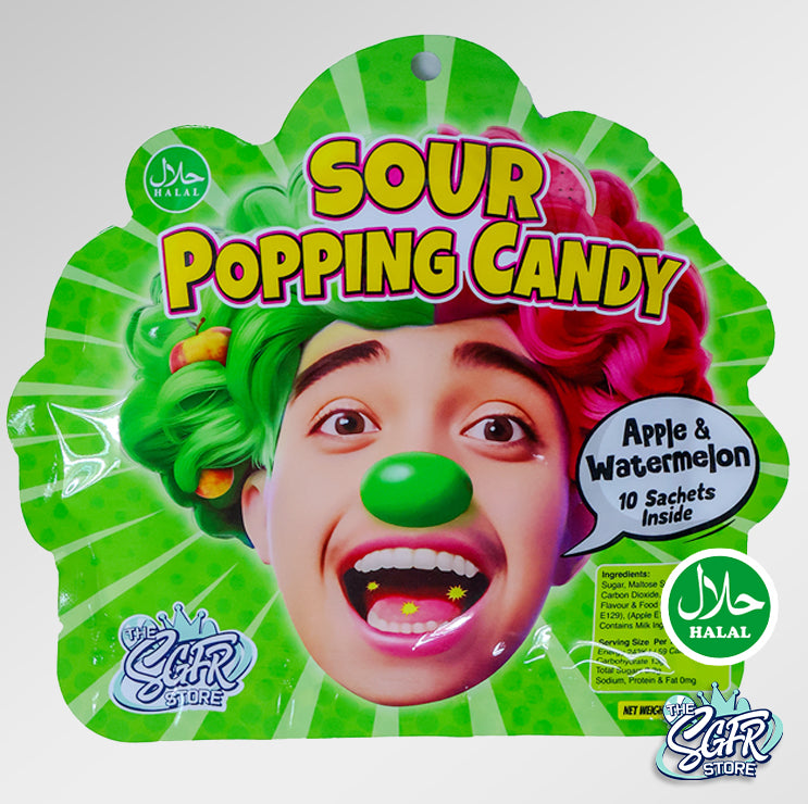 Sour Popping Candy (Apple & Watermelon)