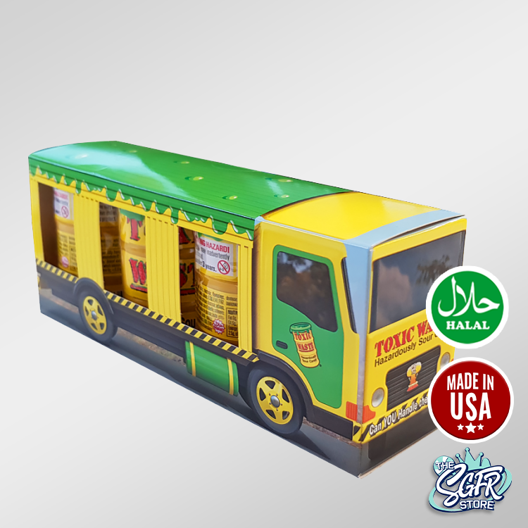 Toxic Waste Truck carrying 3 x 42g Drums (Halal)