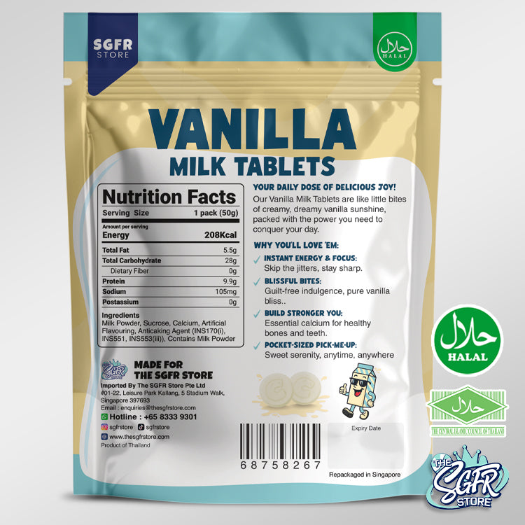 Vanilla Milk Tablets (50g)