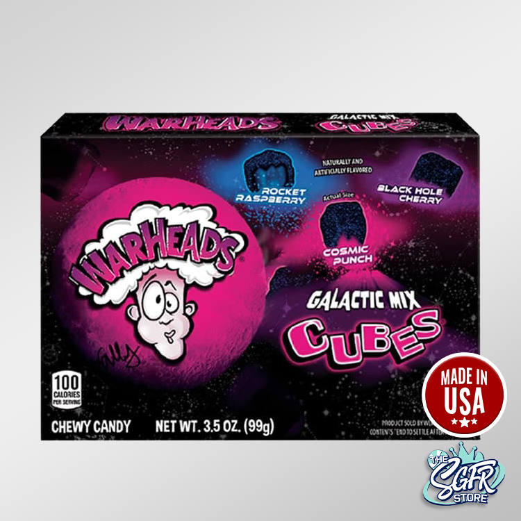Warheads Box - Galactic Mix Cubes