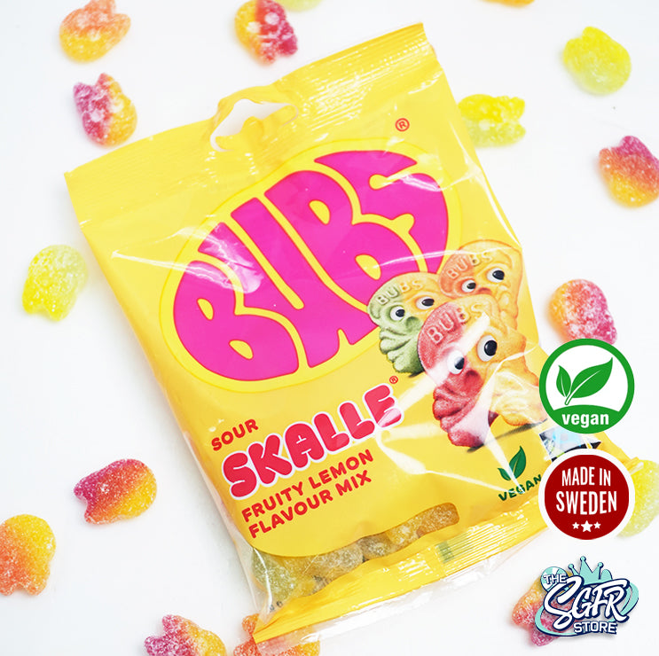 BUBS Sour Skalle Fruity Lemon