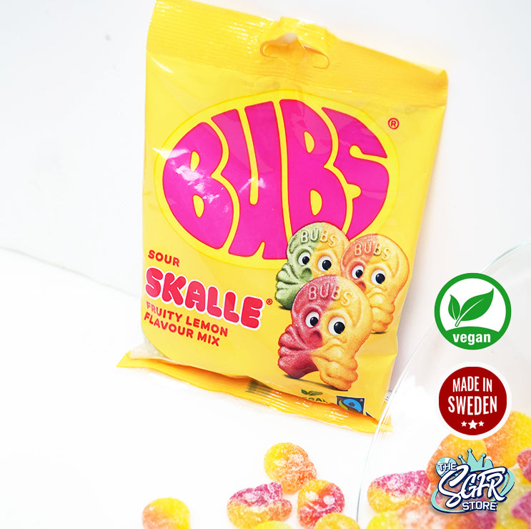 BUBS Sour Skalle Fruity Lemon
