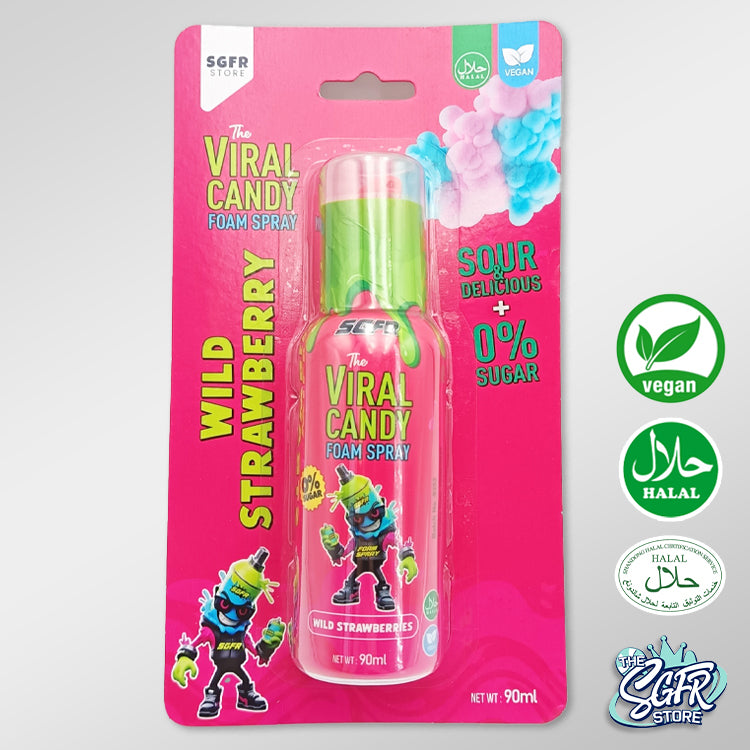 The Viral Foam Spray, Wild Strawberries (90g)