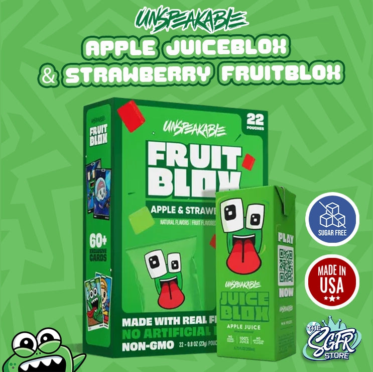Unspeakable Strawberry FruitBlox Fruit Sacks & Apple JuiceBlox