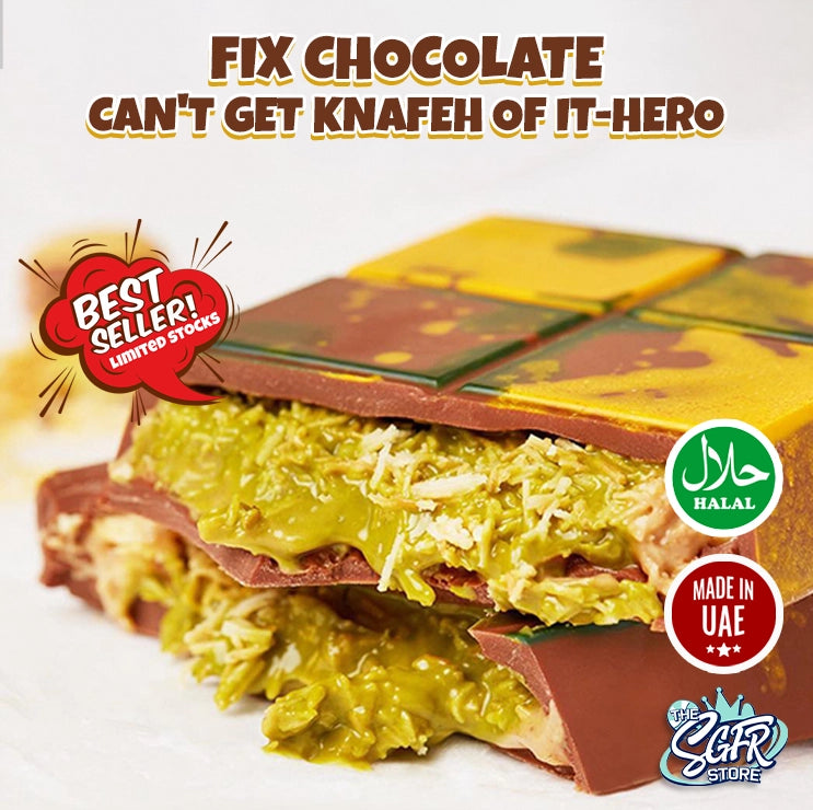 Dubai FIX Chocolate Can't Get Knafeh of It (Best Seller) 200g