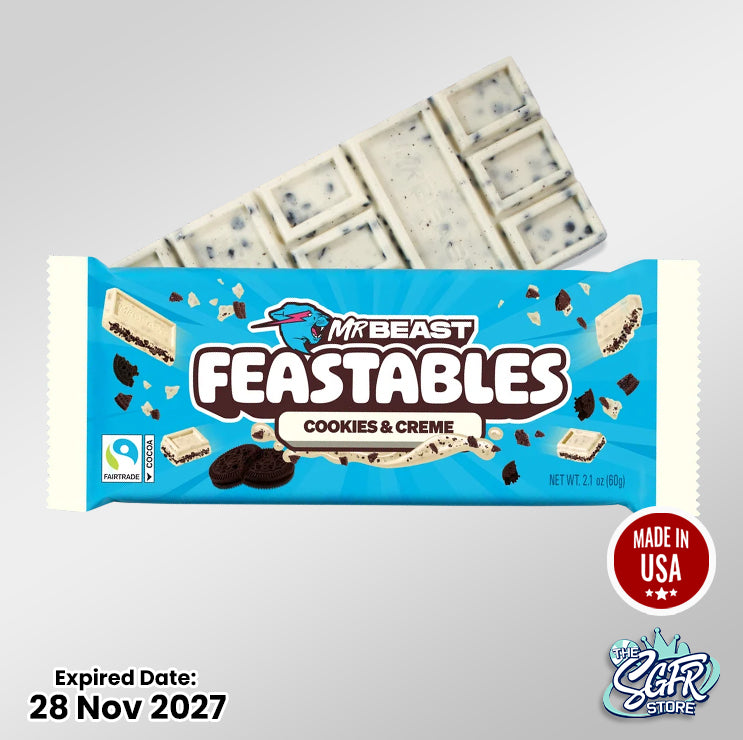 Feastables by MrBeast Milk Chocolate Bar Cookies & Cream (60g)