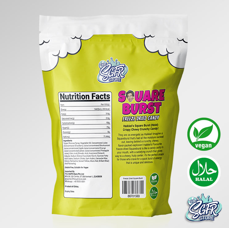 Freeze Dried Square Burst by Haikkel (Halal)