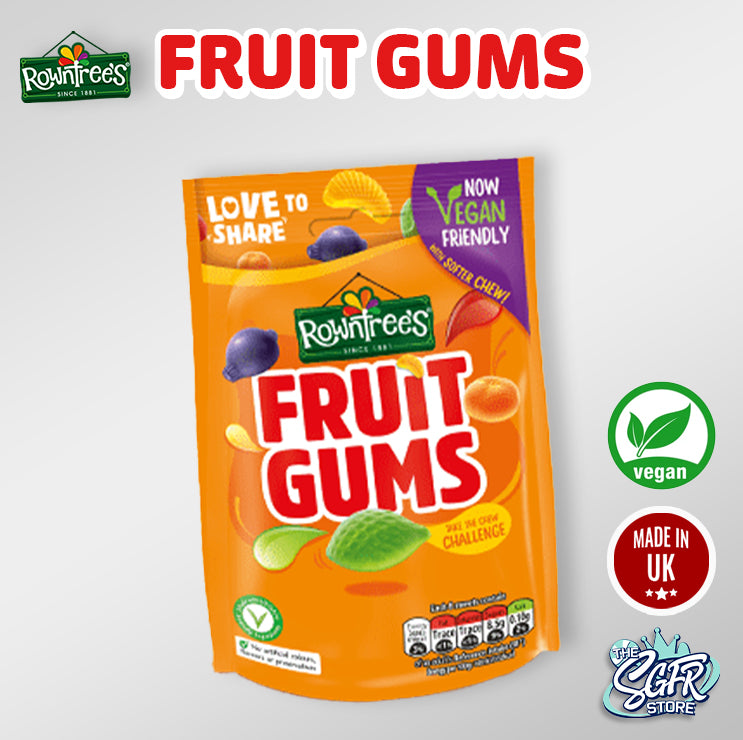 Rowntree's Fruit Gums 150g (Vegan)