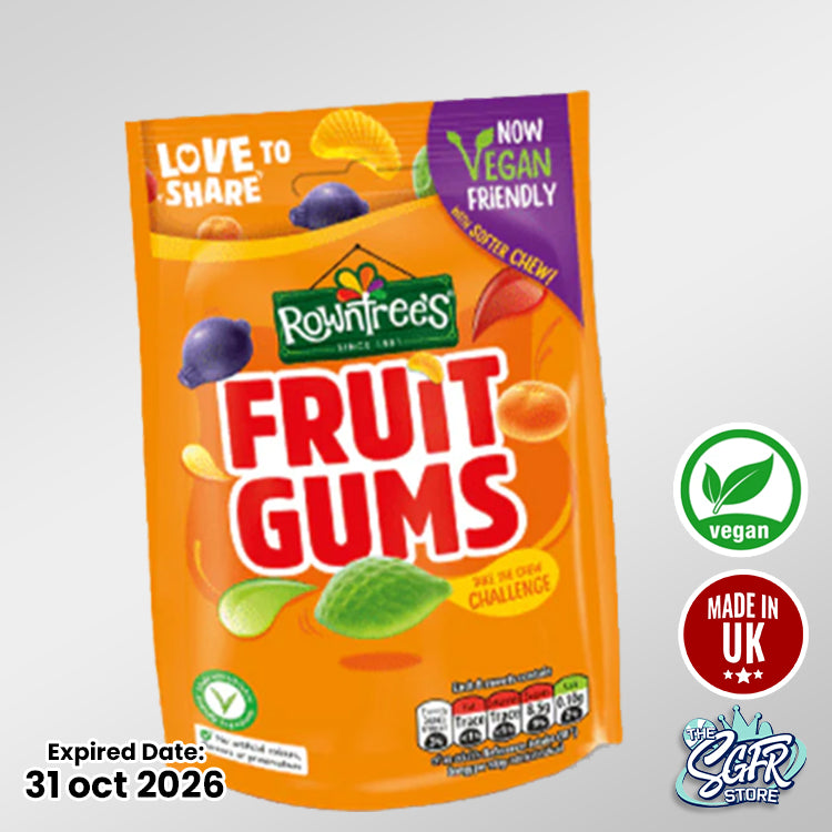 Rowntree's Fruit Gums 150g (Vegan)