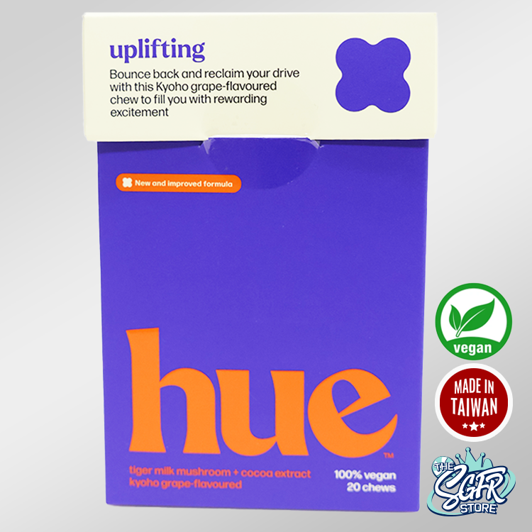 Uplifting Chew! Contains Kyoho Grape with Tiger Milk Mushroom + Cocoa, Vegan