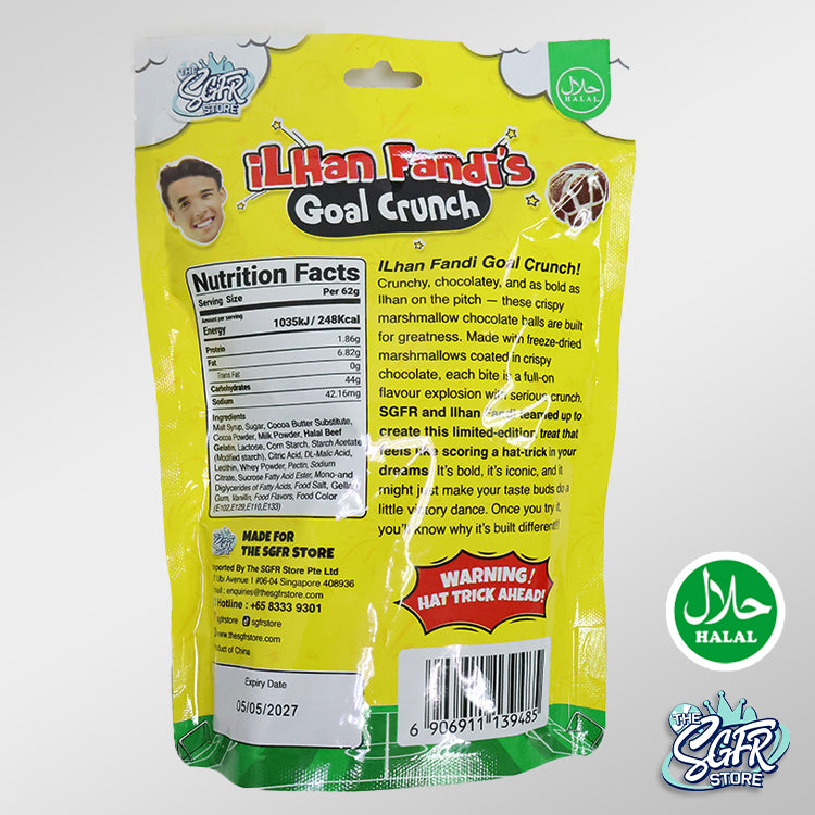 Ilhan Fandi's Goal Crunch (Crispy Marshmallow) Halal