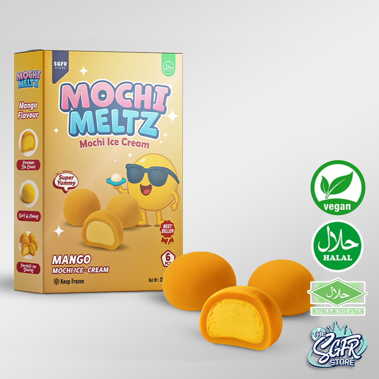 Mochi Meltz, Mango Mochi Ice Cream, Vegan