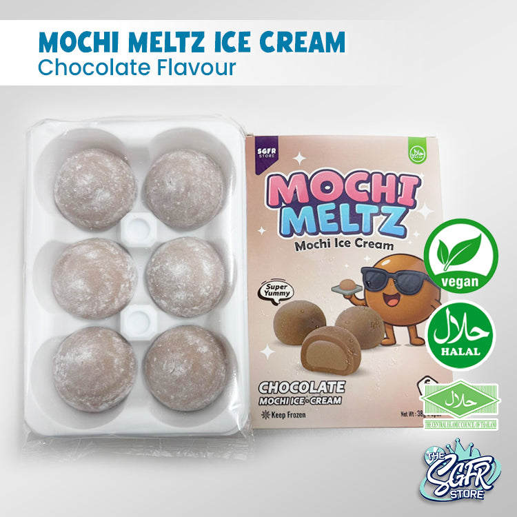 Mochi Meltz, Chocolate Mochi Ice Cream, Vegan