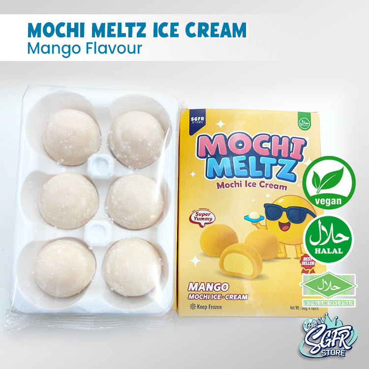 Mochi Meltz, Mango Mochi Ice Cream, Vegan