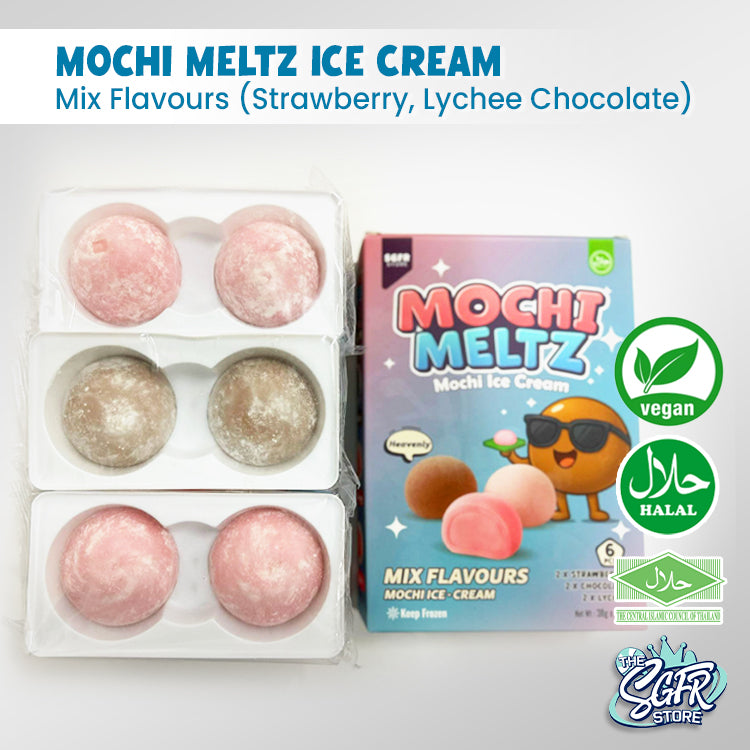 Mochi Meltz, Mix Flavours, Mochi Ice Cream, Vegan