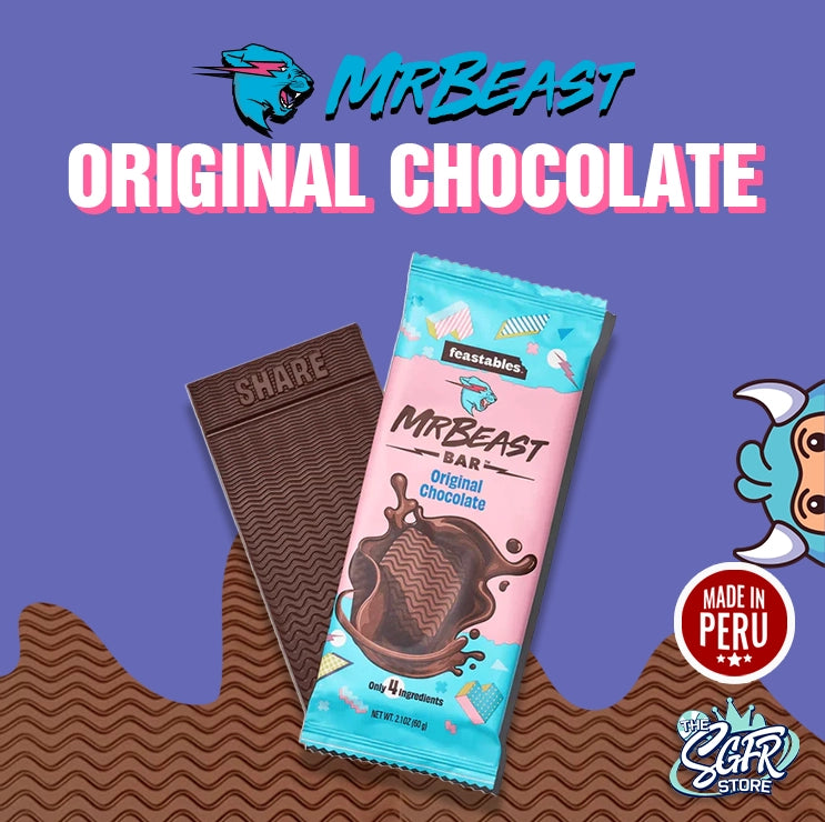 Feastables, Mr Beast Chocolate Bars | Made in Peru (60g)