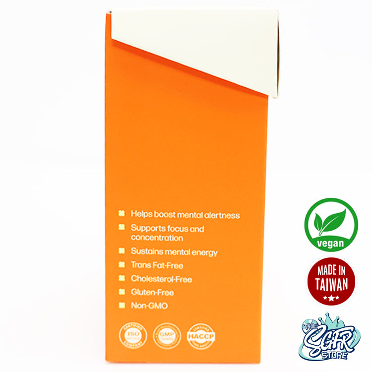 Energising Chew! Passion Tiramisu with Blue Ginger + Caffeine, Vegan