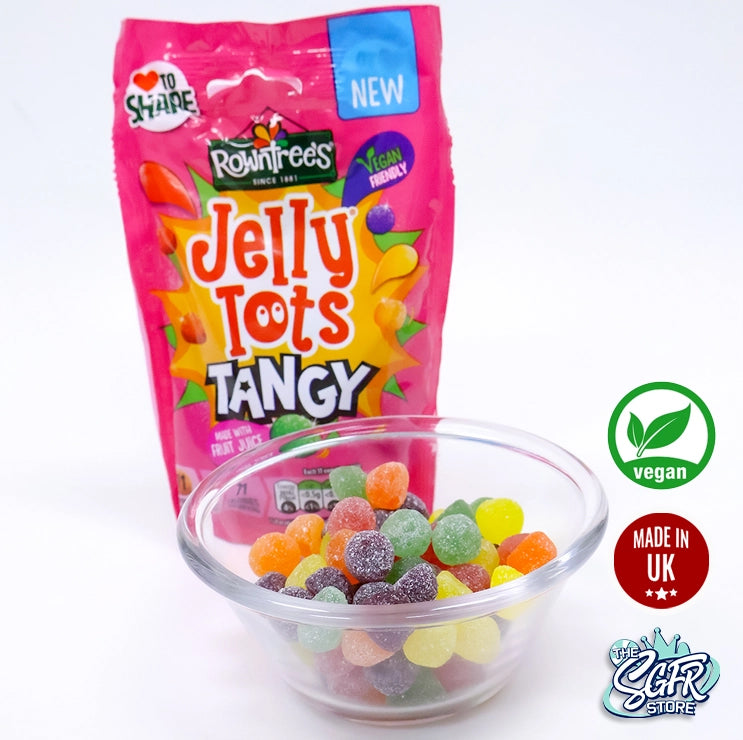 Rowntree's Jelly Tots Tangy 140g (Vegan)