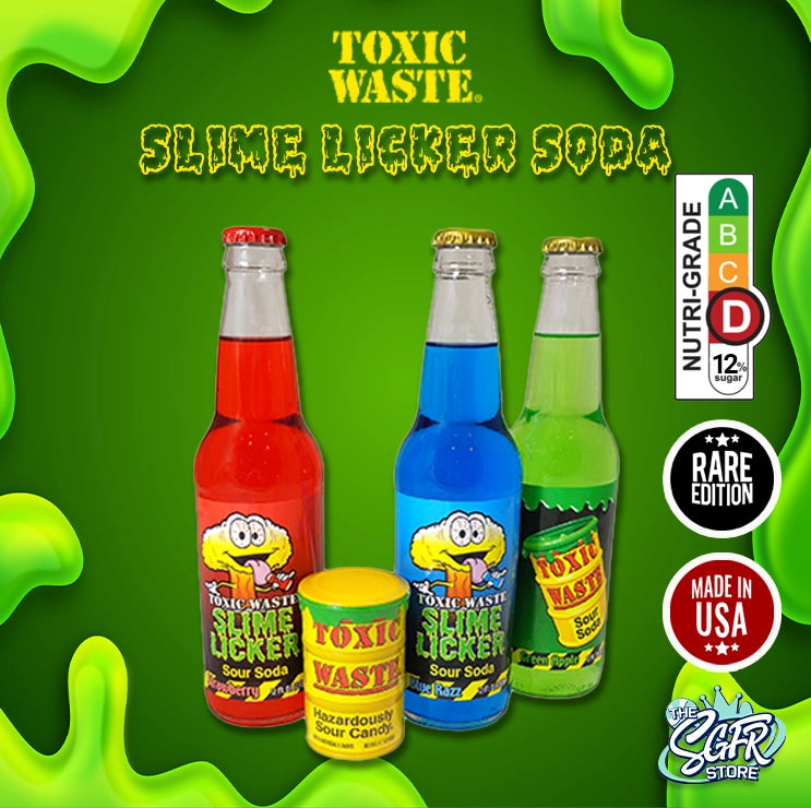 Toxic Waste Sour Soda Drinks (Rare)