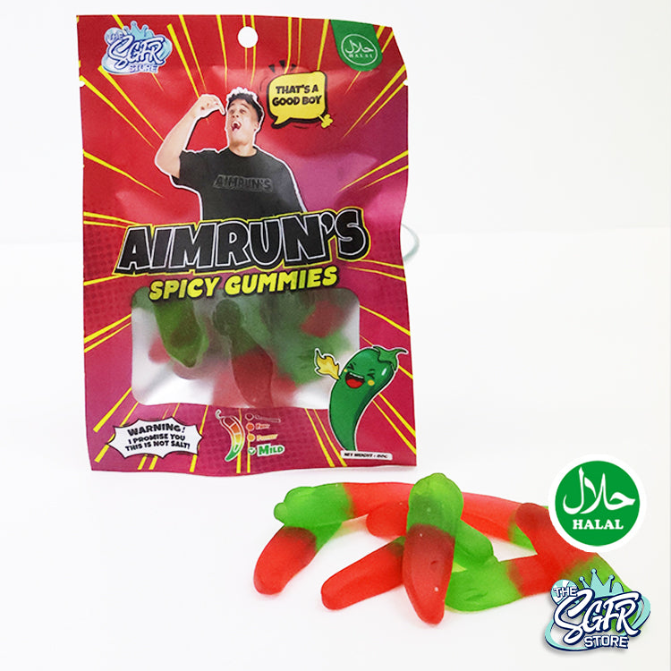 Aimrun Spicy Gummy 80g (50Bags/Ctn), RRP$5.50