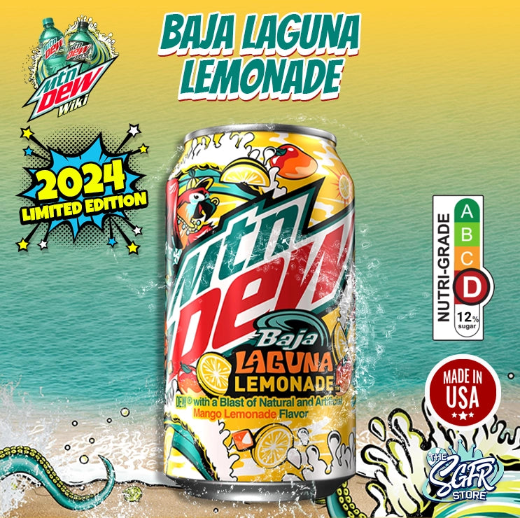 Mountain Dew Baja Laguna Lemonade (2024 Limited Edition)