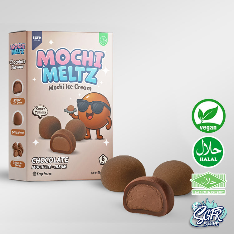 Mochi Meltz, Chocolate Mochi Ice Cream, Vegan