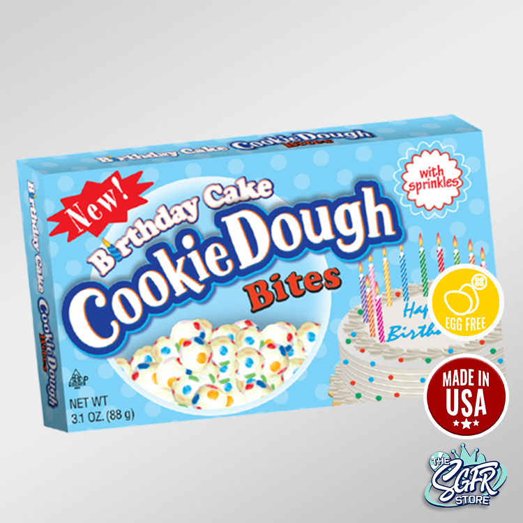 Cookie Dough Bites Birthday Cake (Egg Free)
