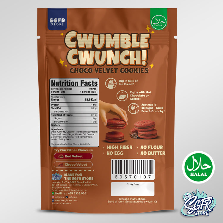 Cwumble Cwunch! Choco Velvet Cookies