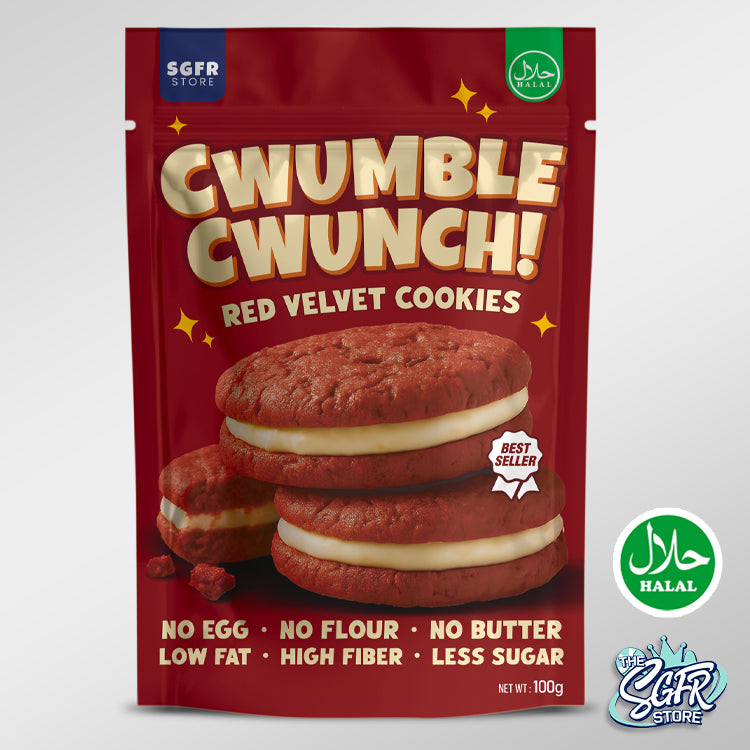 Cwumble Cwunch! Red Velvet Cookies