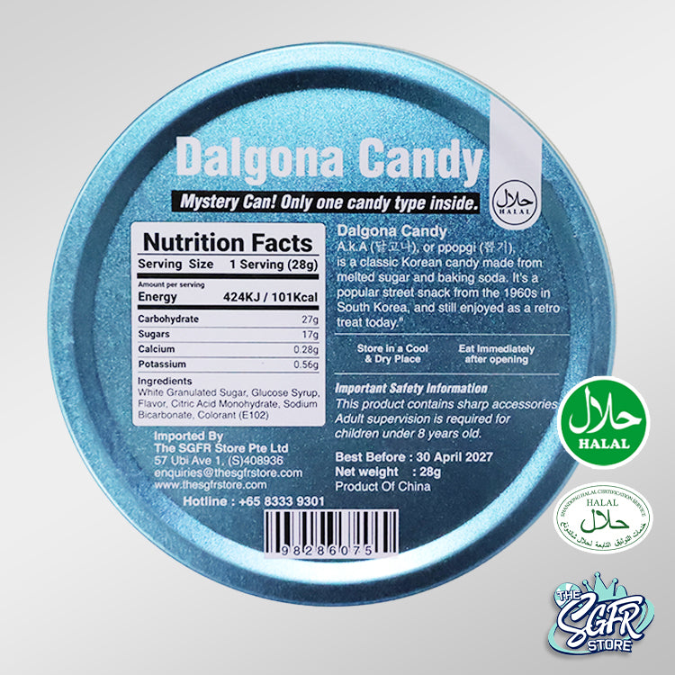 Dalgona Candy Mystery Can (28g), Halal