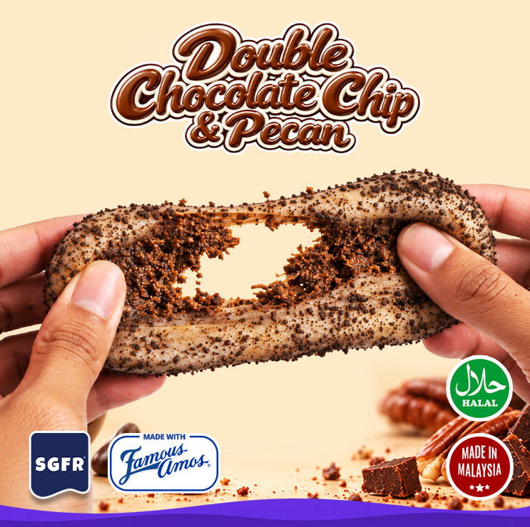 Dubai Chewy Cookie, Famous Amos, Double Chocolate Chip & Pecan (50g)