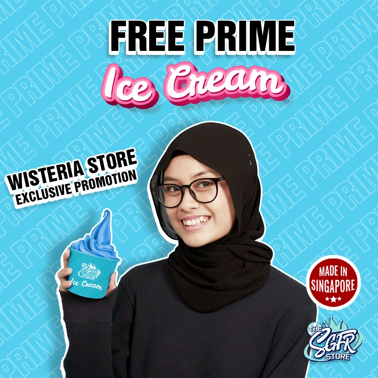 Free PRIME IceCream! (Wisteria Store Exclusive Promotion)