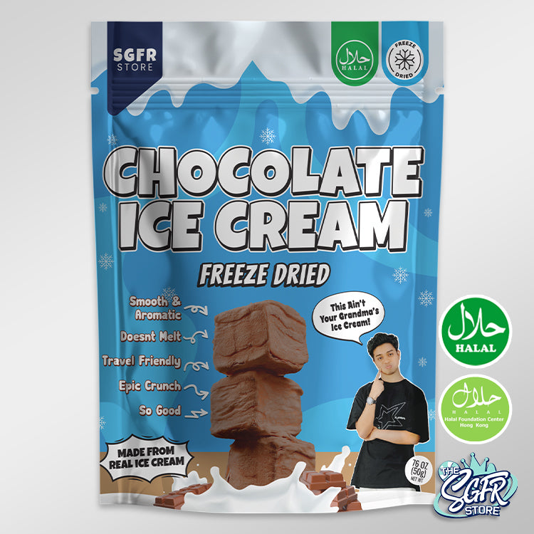 Freeze Dried Chocolate Ice Cream (50g) Halal