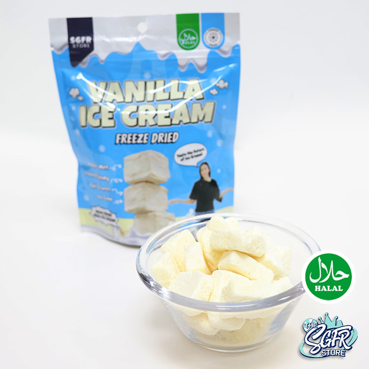 Freeze Dried Vanilla Ice Cream 50g, Halal
