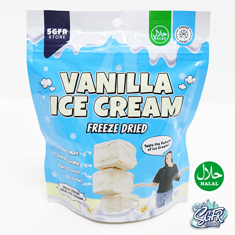 Freeze Dried Vanilla Ice Cream 50g, Halal