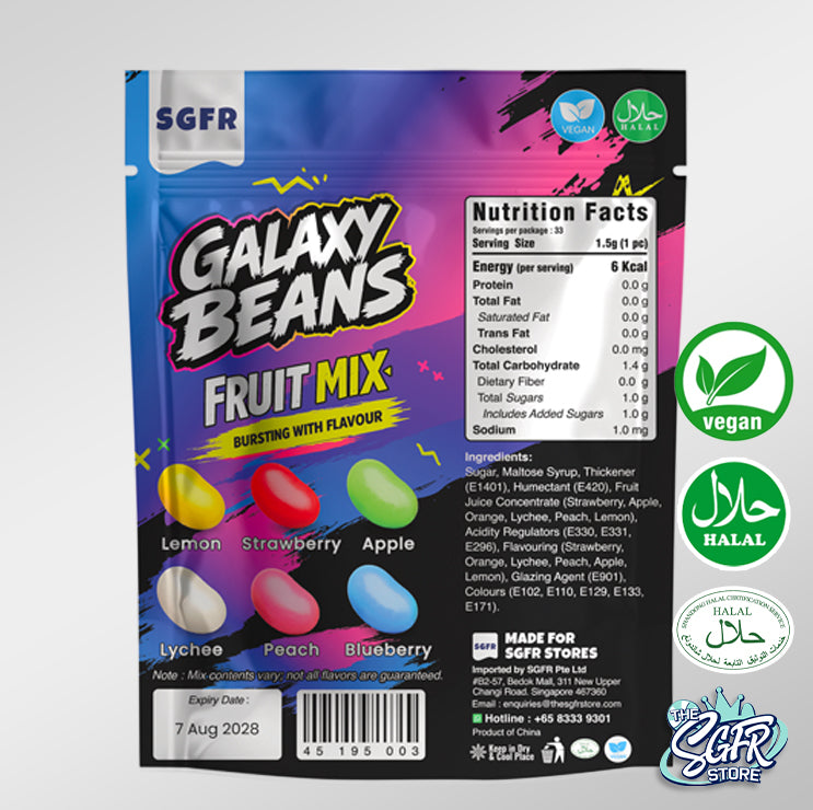 Galaxy Beans 50g Halal & Vegan