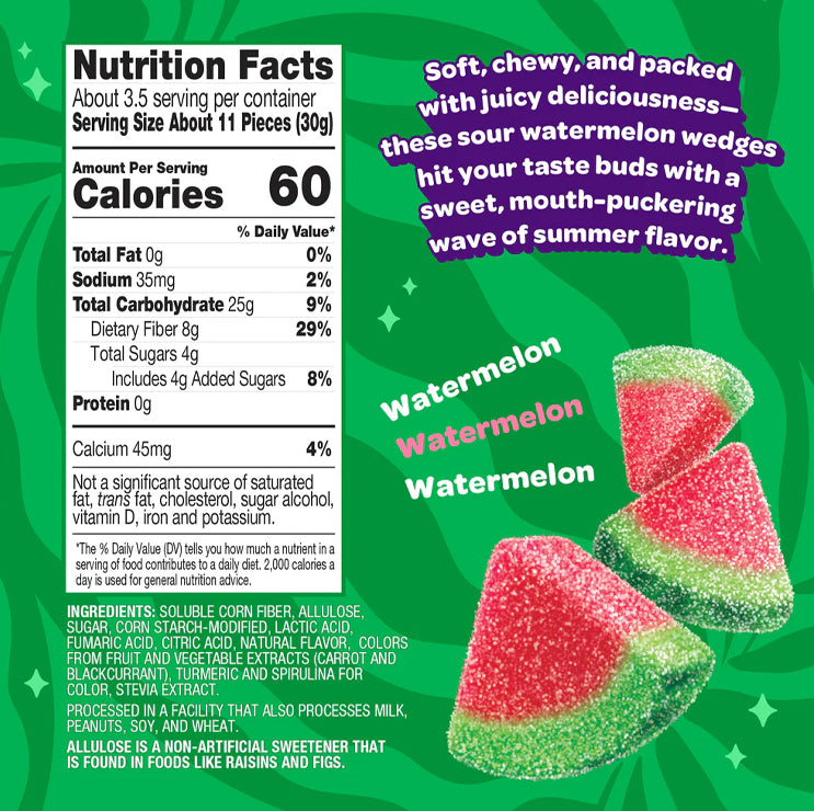 Joyride Sour Watermelon Wedges (Plant Based), 99g