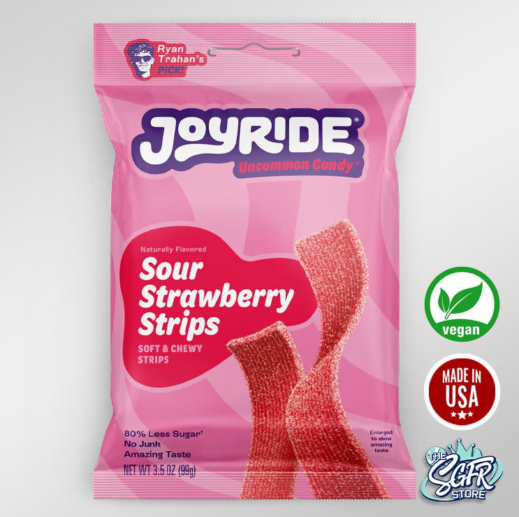 Joyride Sour Strawberry Strips (Plant Based), 99g