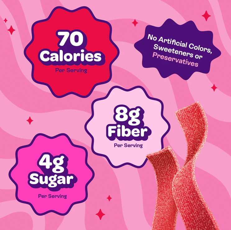 Joyride Sour Strawberry Strips (Plant Based), 99g