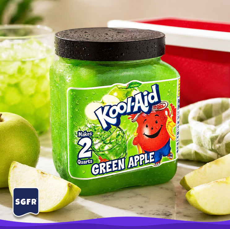 Kool-Aid Infused Drinks, Green Apple