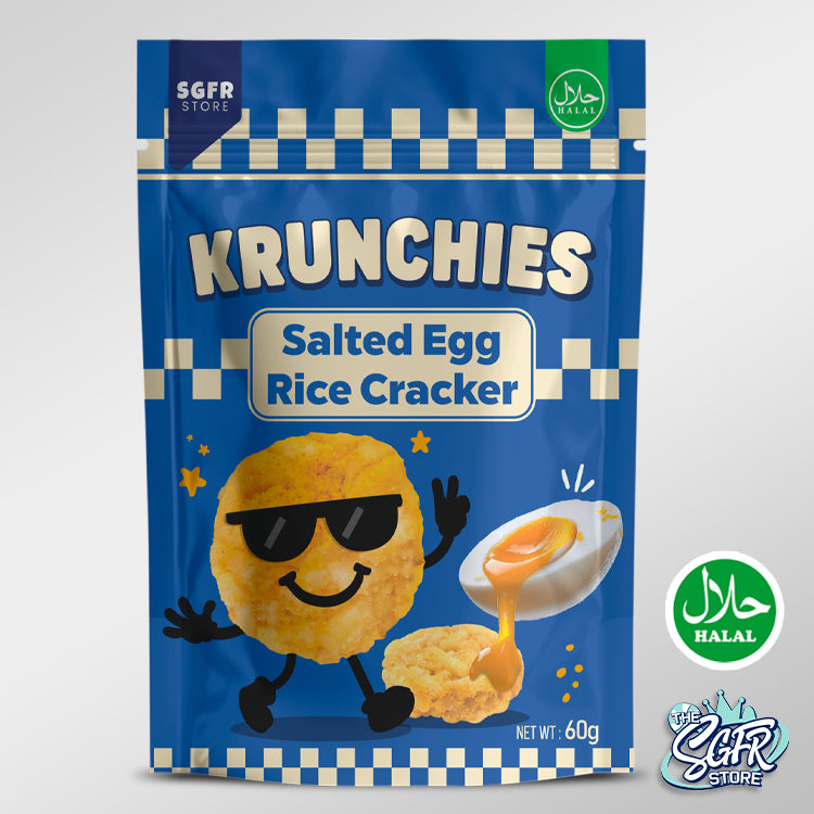 Krunchies Salted Egg Rice Cracker